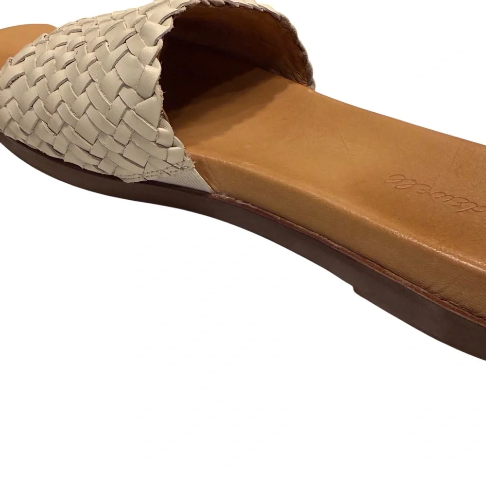 Madewell Louisa slide sandal in woven leather in Sz 9. EUC - Picture 6 of 10